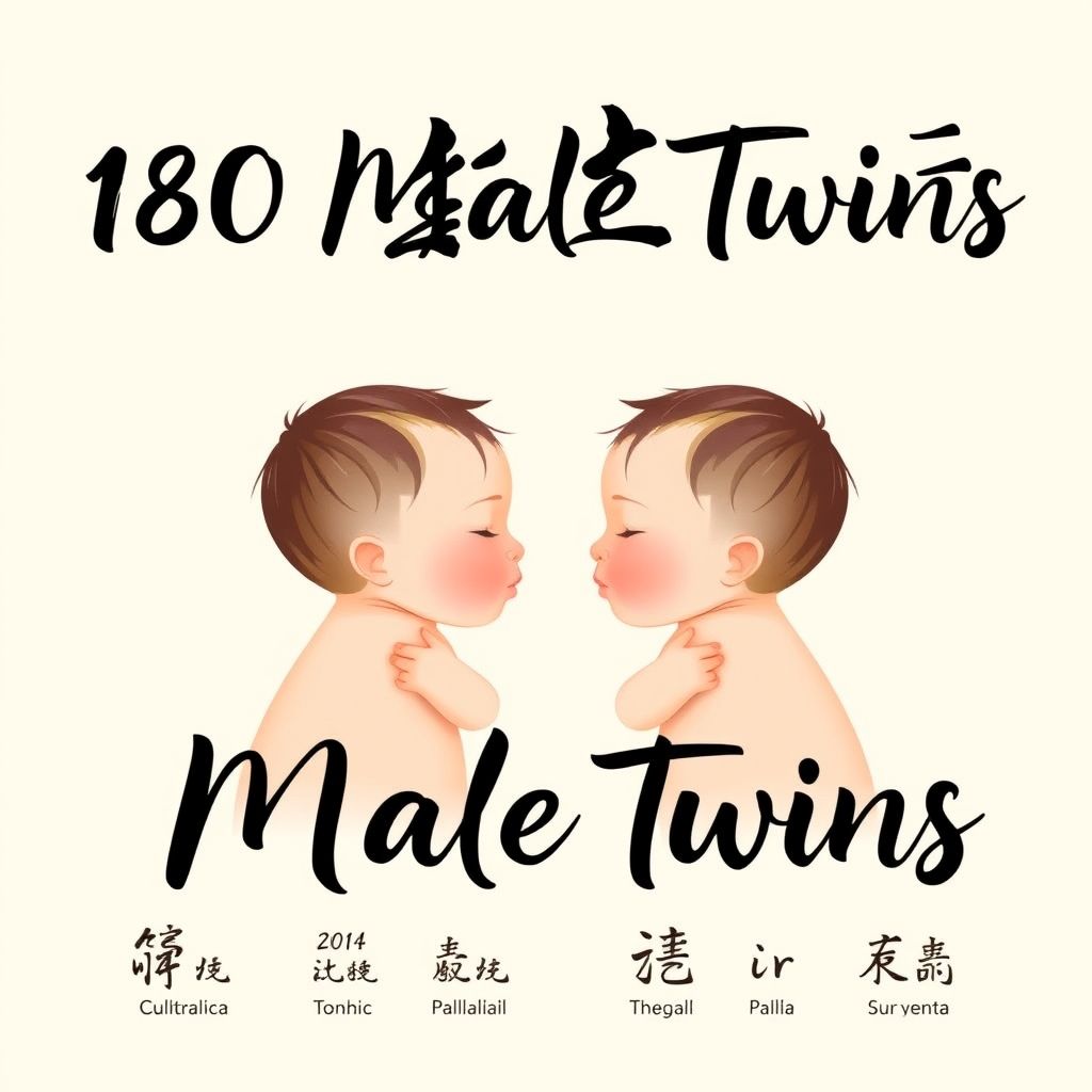 เคล็ดลับการตั้งชื่อ 180 ลูกแฝดชายให้มีความหมายดีและน่าจดจำ